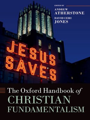 cover image of The Oxford Handbook of Christian Fundamentalism
